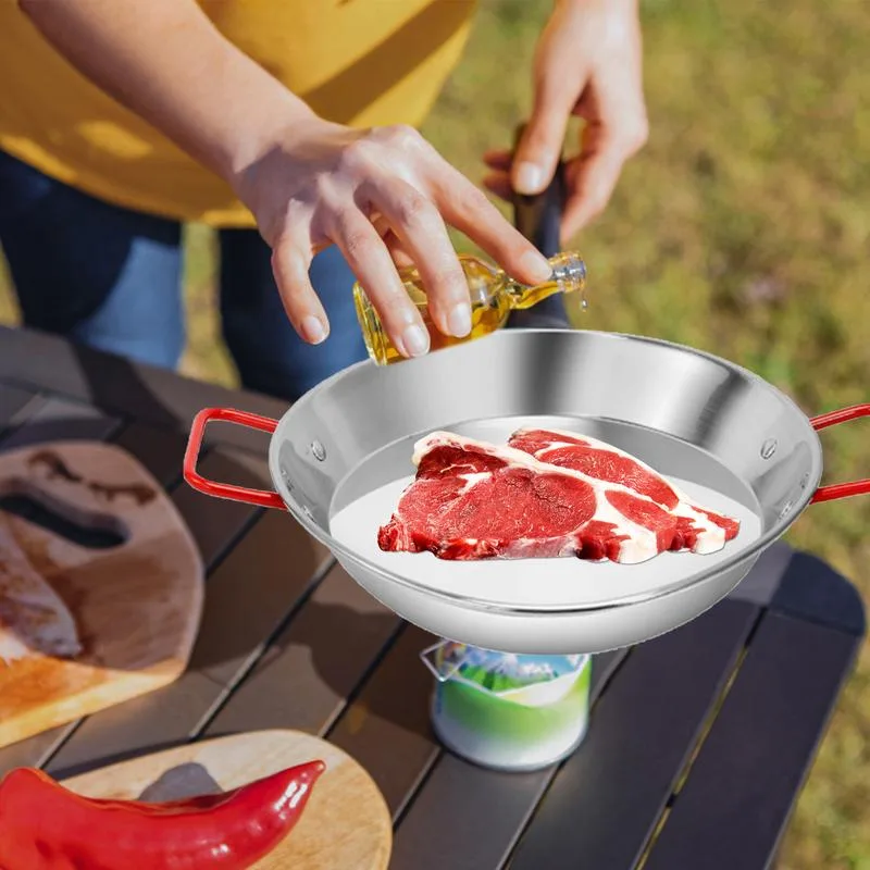 Paella Pan Steel - ทุกวันกระทะทนทานสเปน Paella PAN กระทะซุปหม้อร้อน Stockpot กระทะขนาดใหญ่สําหรับ