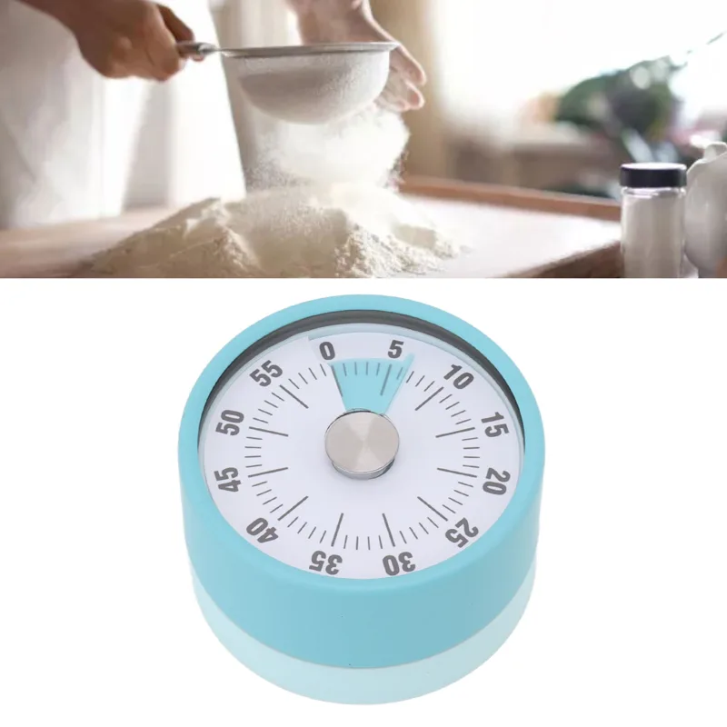 Home Cooking Usa - ตัวจับเวลาทำอาหารแบบนับถอยหลัง ตัวจับเวลาทำอาหารแบบกลไก ความแม่นยำสูง สแตนเลส ตัวจับเวลาทำอาหารสำหรับเชฟ สำหรับใช้ในบ้าน