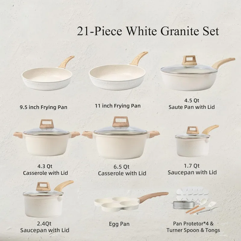 ชุดเครื่องครัวหินแกรนิตขายดี ก - Home Cooking Set บทวิจารณ์และราคา
