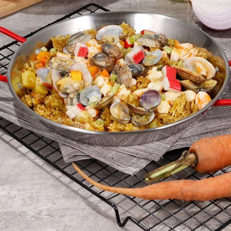 ทุกวันกระทะทนทานสเปน Paella PA - Paella Pan Steel บทวิจารณ์และราคา
