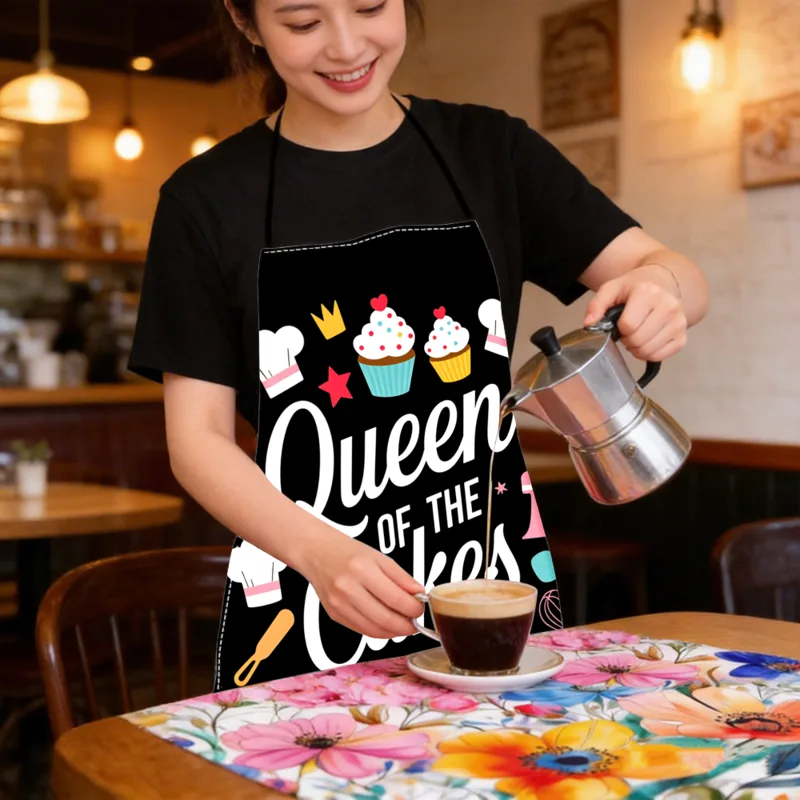 ผ้ากันเปื้อนลายศิลปะเล็บสุดอิน - Home Cooking Queen บทวิจารณ์และราคา