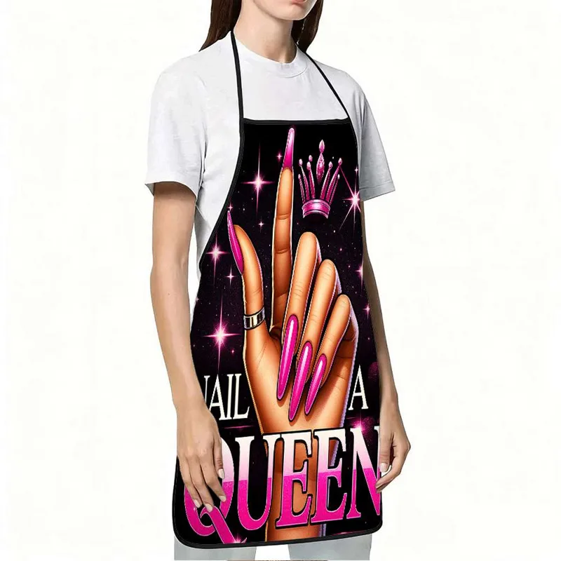 ผ้ากันเปื้อนลายศิลปะเล็บสุดอิน - Home Cooking Queen บทวิจารณ์และราคา