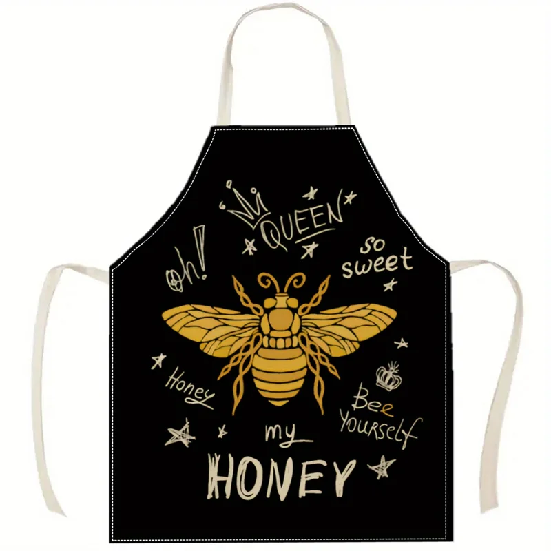 ผ้ากันเปื้อนลายผึ้งหวาน ผ้าลิน - Home Cooking Queen บทวิจารณ์และราคา