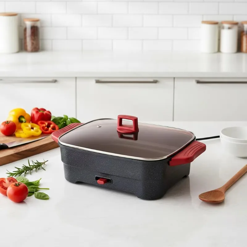 หม้อไฟฟ้าอเนกประสงค์สำหรับใช้ใ - Home Cooking Usa บทวิจารณ์และราคา