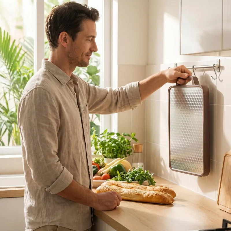 เขียงสแตนเลสสองด้าน ป้องกันการ - Home Cooking Usa บทวิจารณ์และราคา