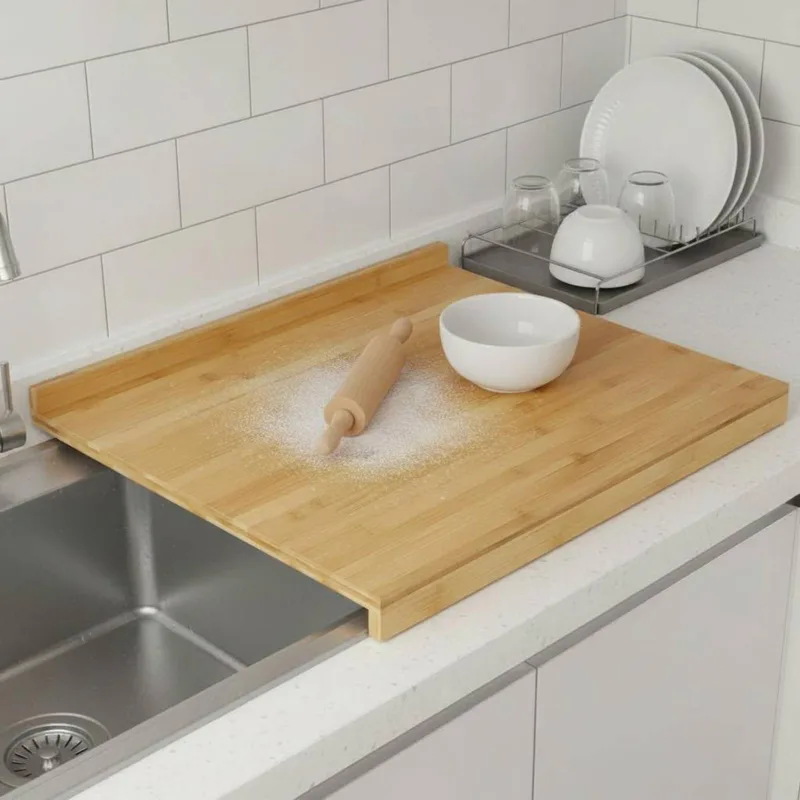 เขียงอเนกประสงค์แบบวางเหนืออ่า - Home Cooking Usa บทวิจารณ์และราคา