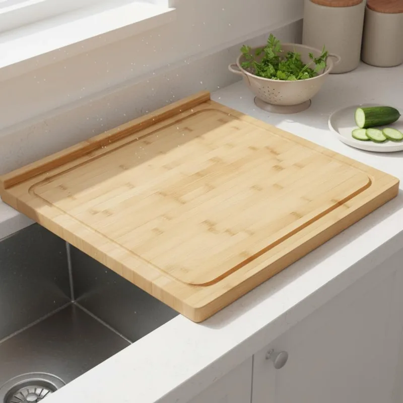 เขียงอเนกประสงค์แบบวางเหนืออ่า - Home Cooking Usa บทวิจารณ์และราคา