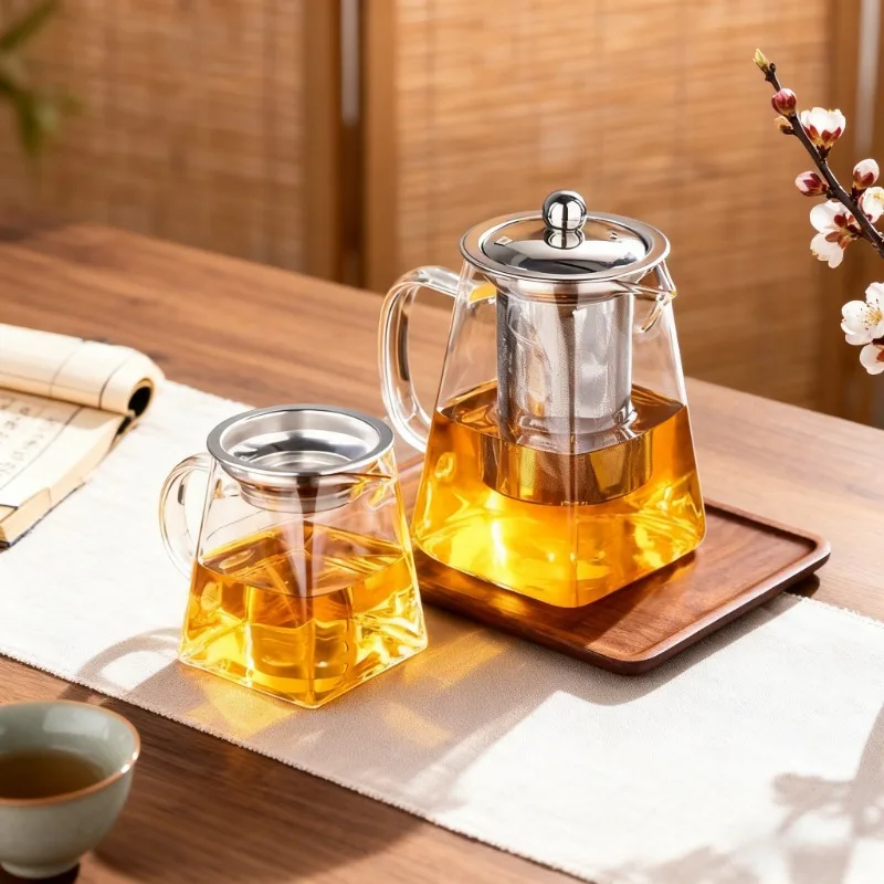 ชุดกาน้ำชาแก้วพร้อมที่กรองชา ก - Home Cooking Set บทวิจารณ์และราคา