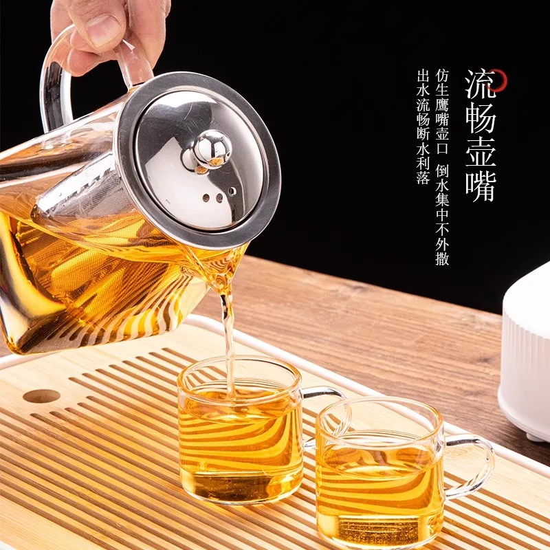 ชุดกาน้ำชาแก้วพร้อมที่กรองชา ก - Home Cooking Set บทวิจารณ์และราคา