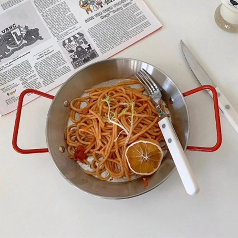 หม้อข้าวทะเลสเตนเลสหนาพิเศษ ป้ - Paella Pan Steel บทวิจารณ์และราคา