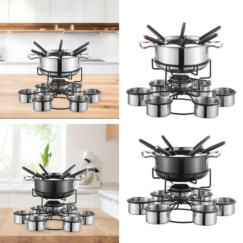 ชุดหม้อฟองดูพร้อมเตาปรุงอาหารแ - Home Cooking Set บทวิจารณ์และราคา