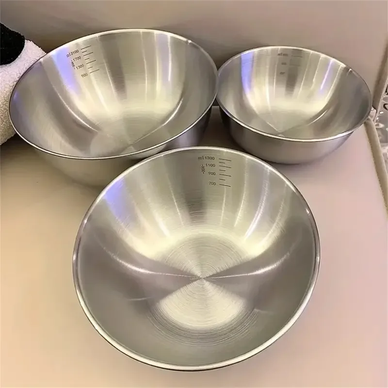 ชุดชามสแตนเลส 1-3 ใบ พร้อมสเกล - Home Cooking Set บทวิจารณ์และราคา