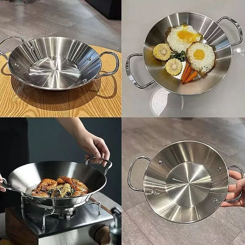 กระทะปาเอญ่าสแตนเลส จานอเนกประ - Paella Pan Steel บทวิจารณ์และราคา
