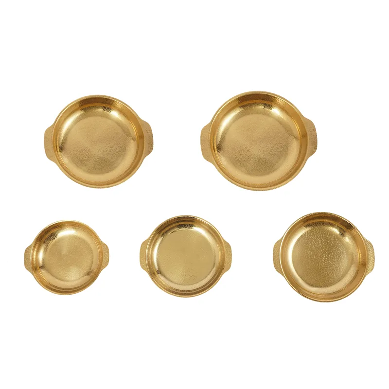 ชุดกระทะปาเอญ่า 5 ใบ สีทอง สำห - Paella Pan Steel บทวิจารณ์และราคา
